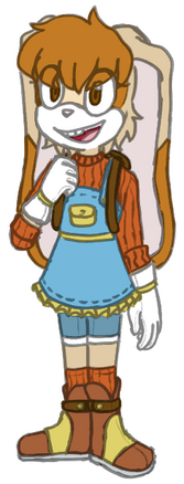 AU Cream the Rabbit (17 yrs old). Clothes more detailed, inspired by Rune Factory